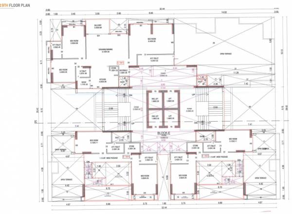  embrace-the-wind Tower E Cluster Plan for 19th Floor