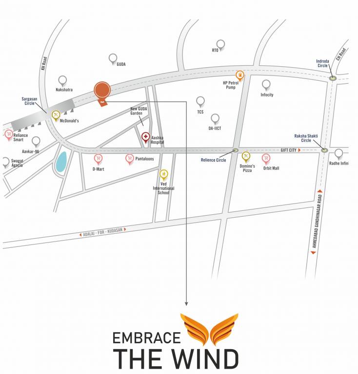  embrace the wind Location Plan