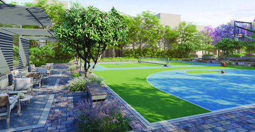  riviera-uno Basketball Court