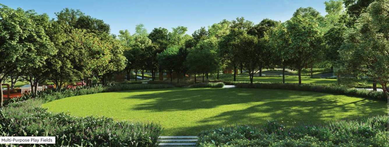  the greenfront at godrej park world Landscape Garden and Tree Planting