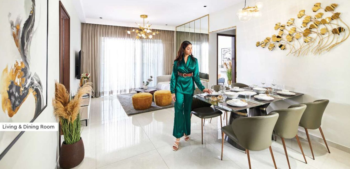  the greenfront at godrej park world Dining Area