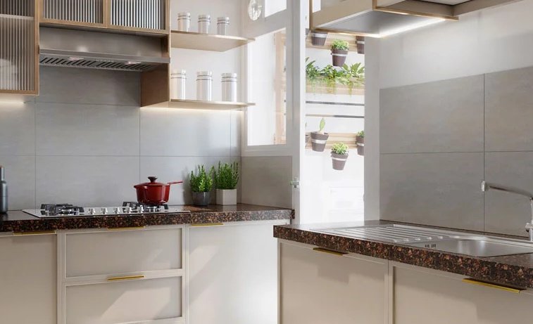  the greenfront at godrej park world Kitchen