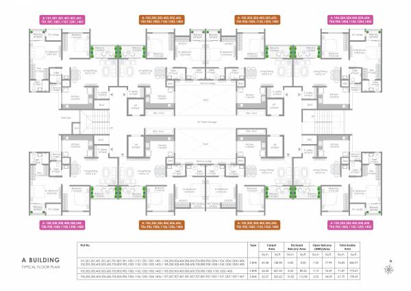  a-r-mirador B building Cluster Plan