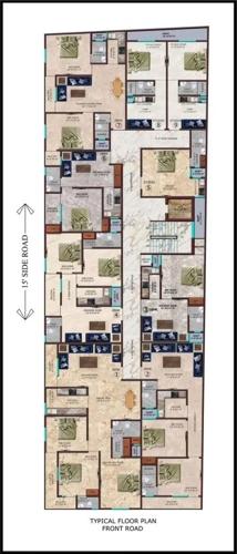 Hardik Luxe Cluster Plan from 1st to 6th Floor hardik-luxe Hardik Luxe Cluster Plan from 1st to 6th Floor