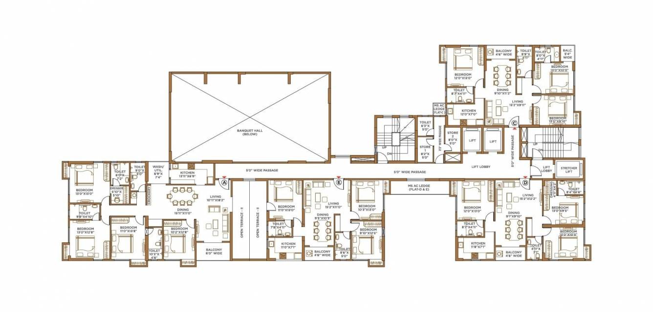 evara Mirania Evara Cluster Plan for 2nd Floor