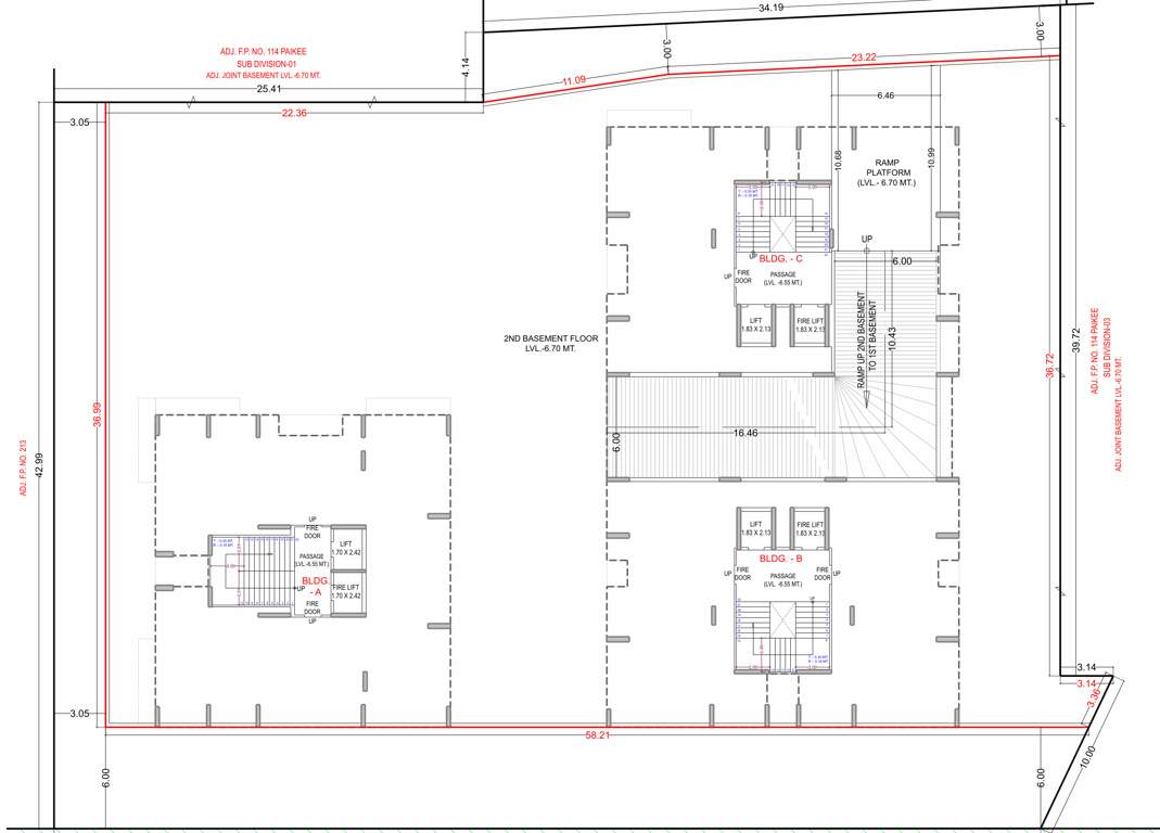  pratishtha hills Tower A Cluster Plan for Basment