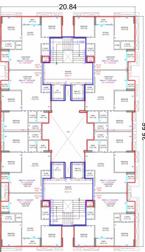 Tower C Cluster Plan from 1st to 14th Floor pratishtha-hills Tower C Cluster Plan from 1st to 14th Floor