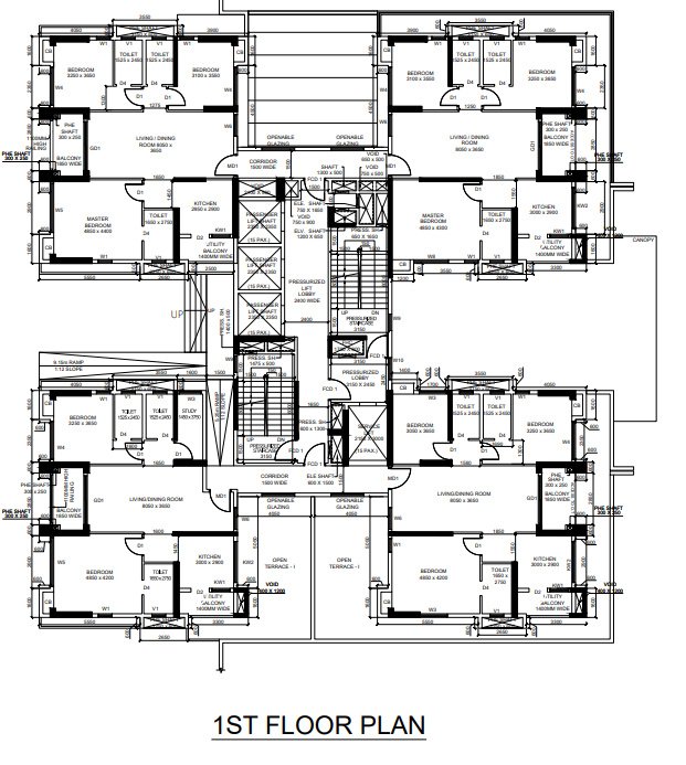  utpalaa the condoville Tower 2 Cluster Plan for 1st Floor