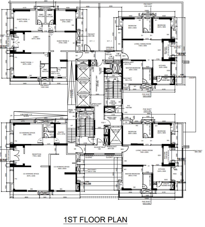  utpalaa the condoville Tower 3 Cluster Plan for 1st Floor
