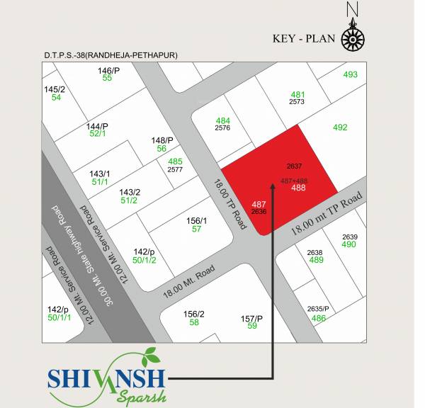  shivansh-sparsh Location Plan