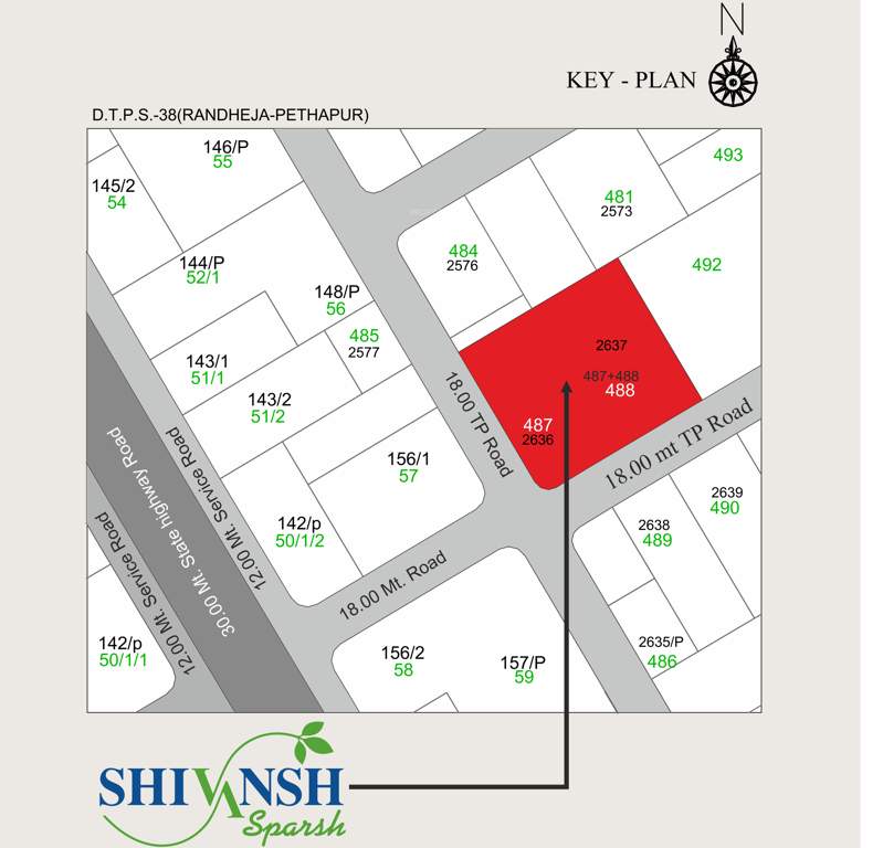  shivansh sparsh Location Plan