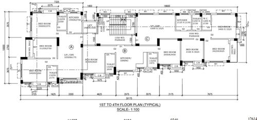  tolly-green-view Tolly Green View Cluster Plan from 1st to 4th Floor