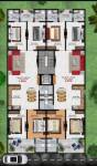  luxury-homz Cluster Plan from 1st to 3rd Floor
