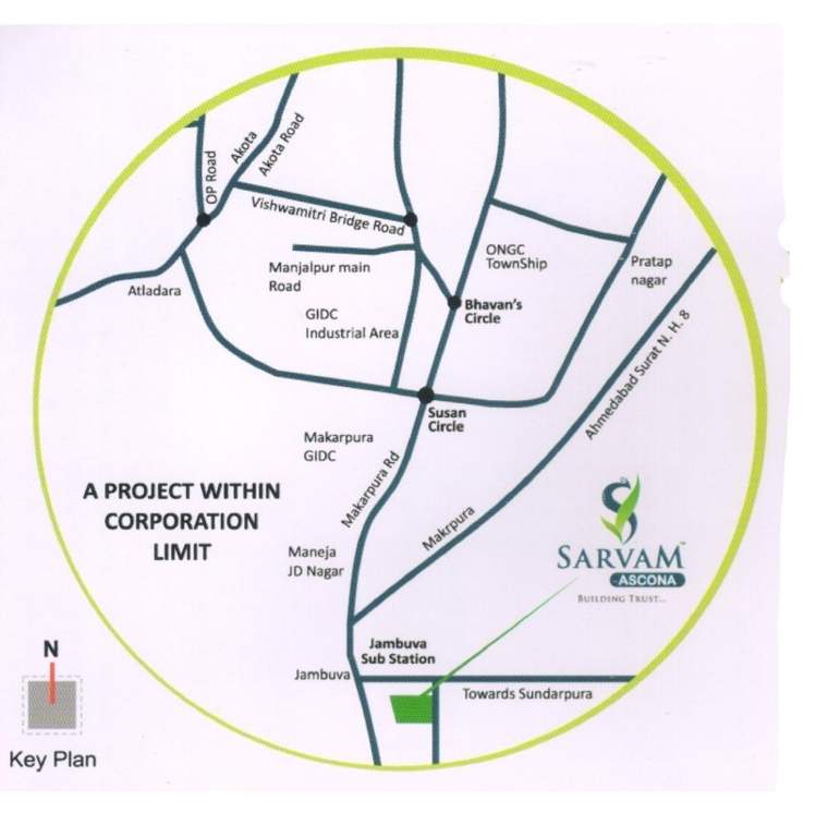  sarvam ascona Location Plan