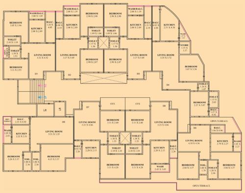  divine-city-center A 1 Cluster Plan for 3rd Floor