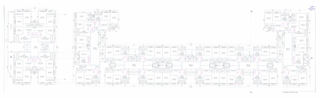  shyam richmond Tower B Cluster Plan from 3rd to 13th Floor