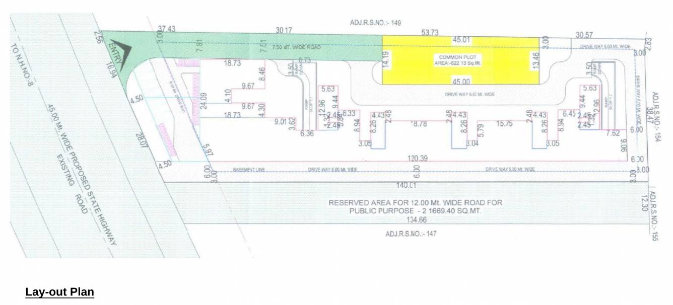  shyam richmond Layout Plan