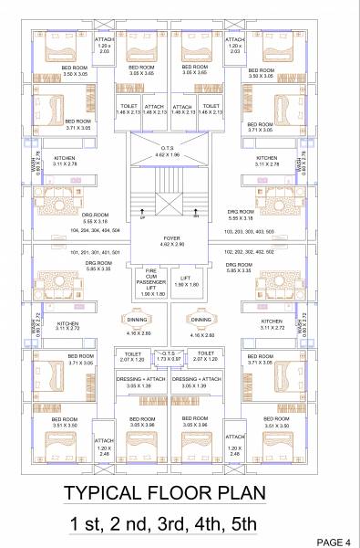  baug-e-kareem Baug E Kareem Cluster Plan from 1st to 5th Floor