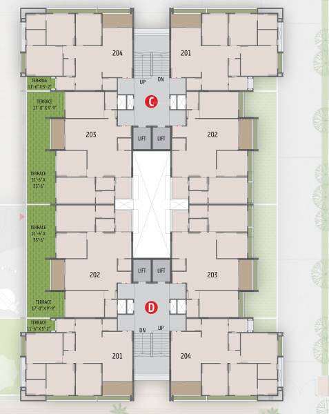  the-centrum-2 The Centrum 2 Block C Cluster Plan from 1st to 13th Floor