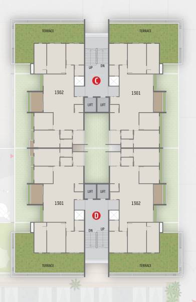  the-centrum-2 The Centrum 2 Block C Cluster Plan from 1st to 13th Floor