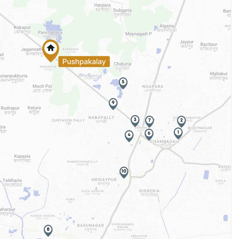  pushpakalay Location Plan