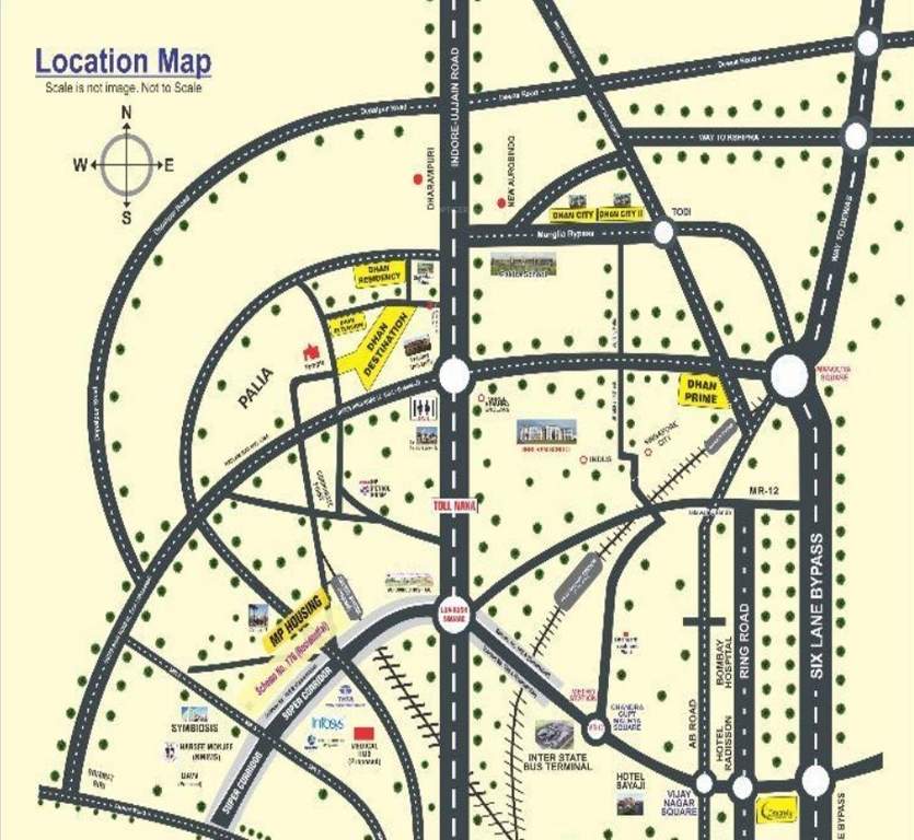  dhan destination Location Plan