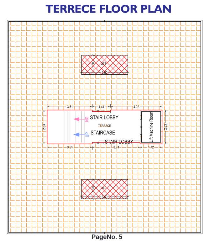  maharudra residency A Cluster Plan for Terrace Floor