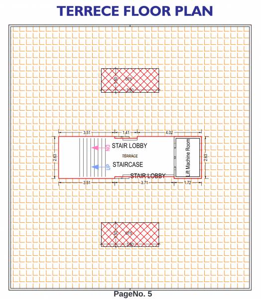 A Cluster Plan for Terrace Floor maharudra-residency A Cluster Plan for Terrace Floor