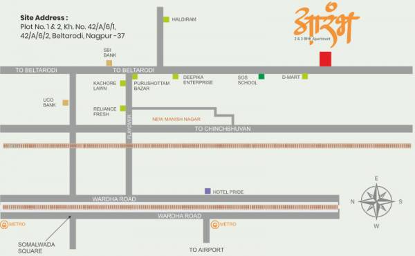  aarambh Location Plan