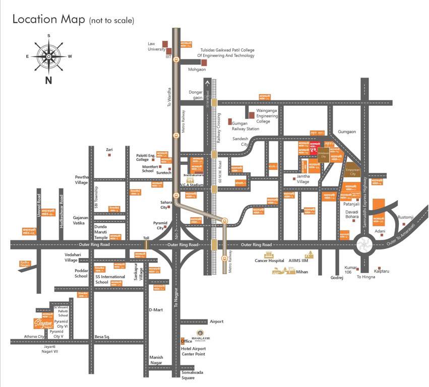  mahalaxmi nagar 42 Location Plan