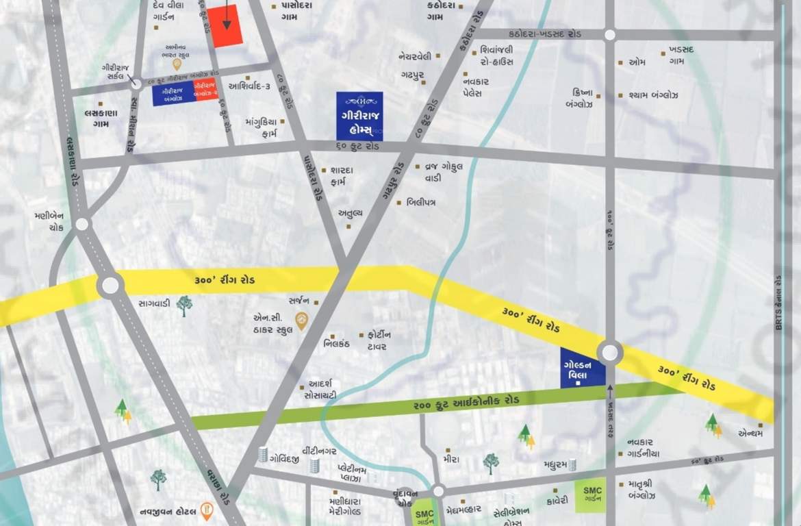  giriraj bunglows 3 Location Plan