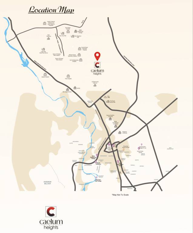  caelum hights Location Plan