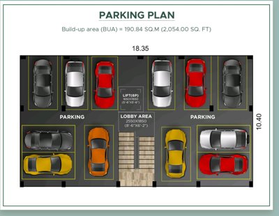  prabhaat Prabhaat Cluster Plan from 1st to 4th Floor