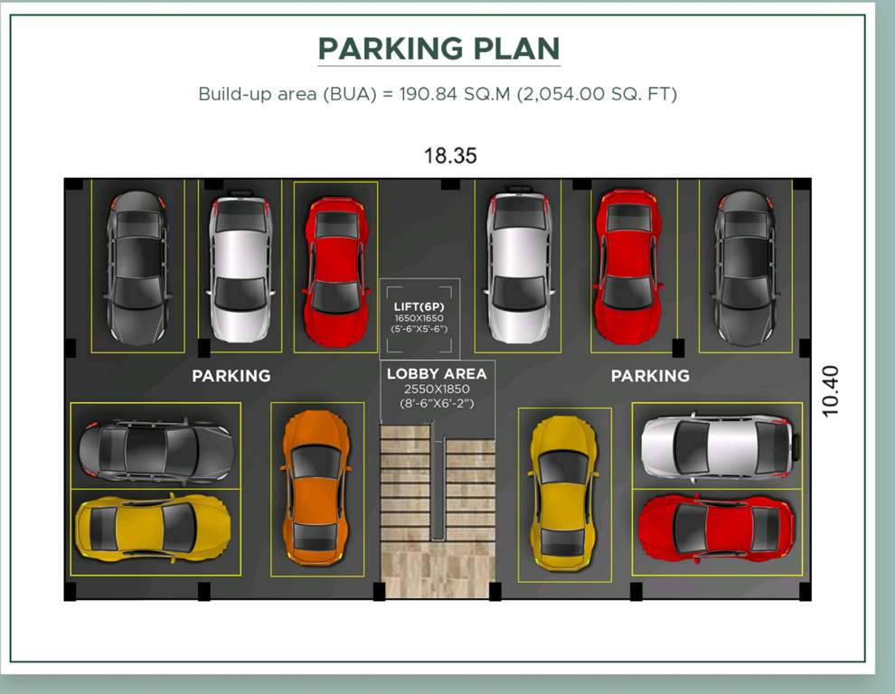  prabhaat Prabhaat Cluster Plan from 1st to 4th Floor
