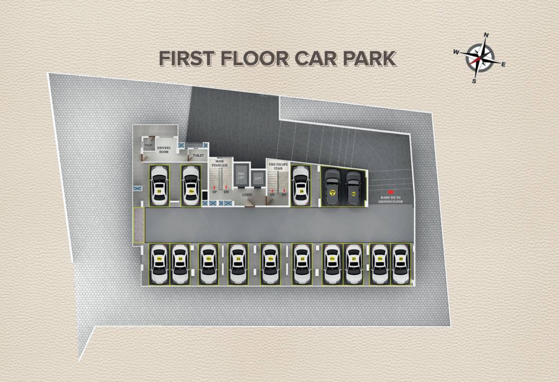  the one Block A & B Cluster Plan for First Floor