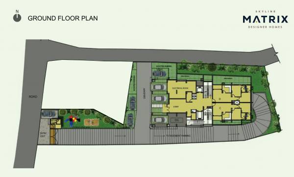  matrix Matrix Cluster Plan from 1st to 9th Floor