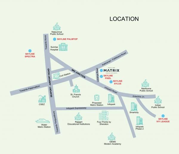  matrix Location Plan