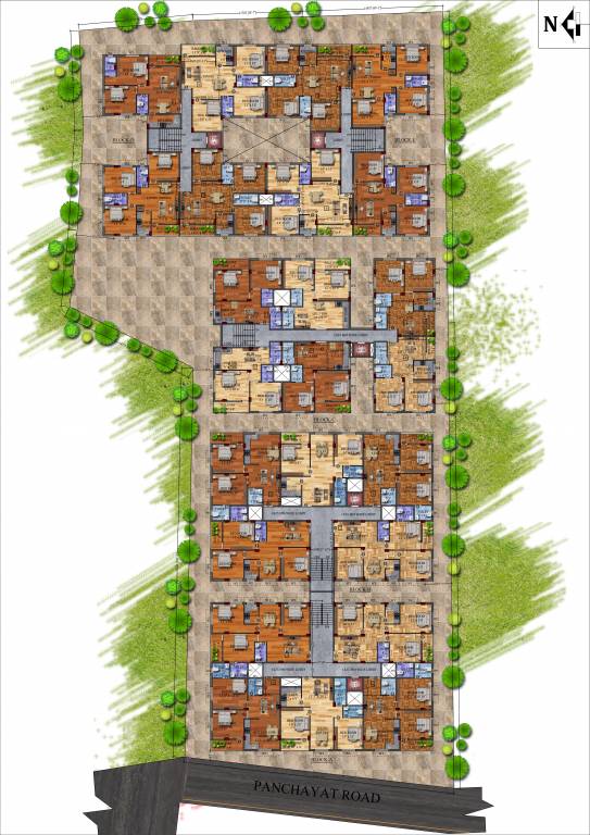  aponjon housing complex Master Plan