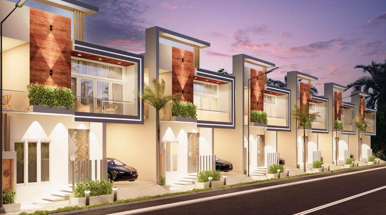  luxurious villas Elevation