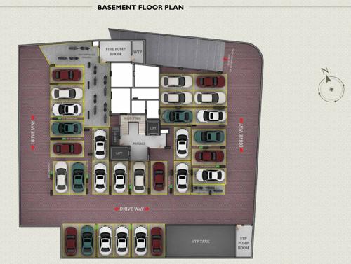 Zest Cluster Plan from 1st to 13th Floor zest Zest Cluster Plan from 1st to 13th Floor