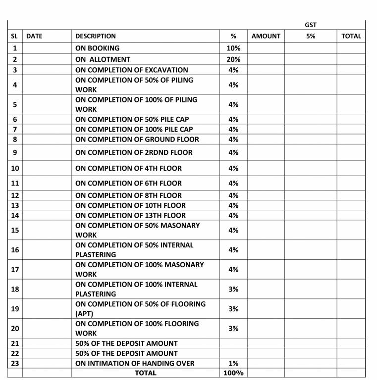 zest Construction Linked Payment (CLP) Payment Plan