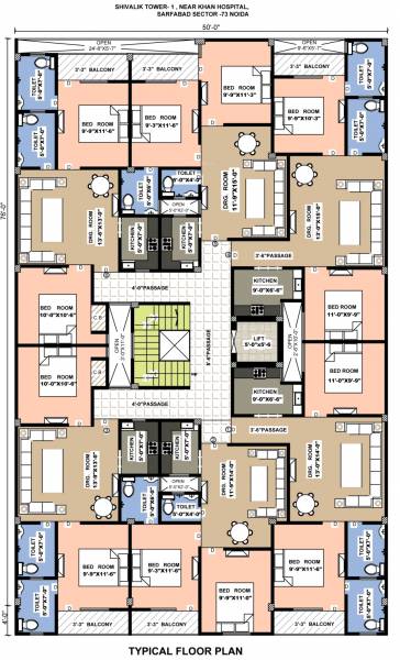 Shivalik Tower Cluster Plan shivalik-tower Shivalik Tower Cluster Plan