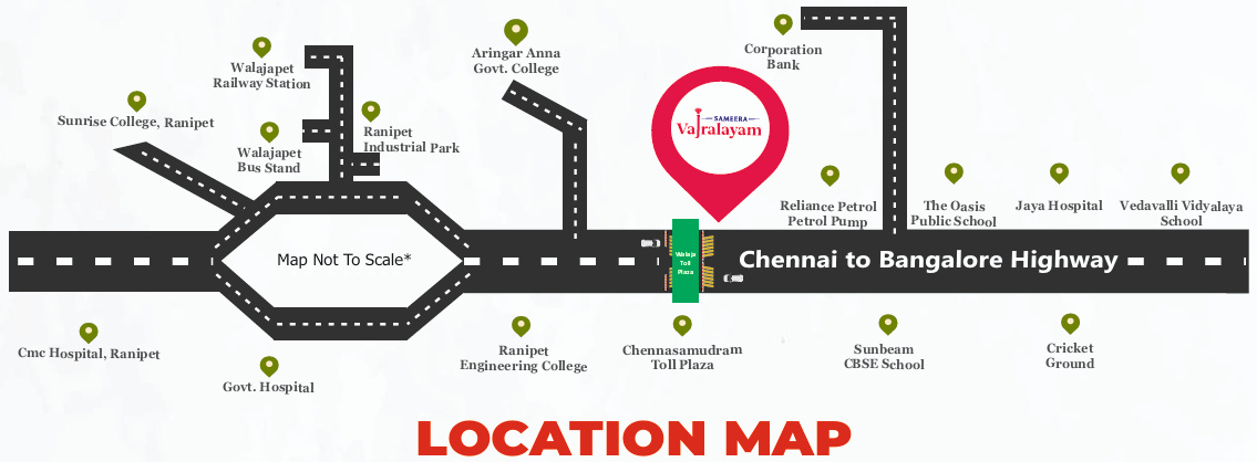  vajralayam Location Plan