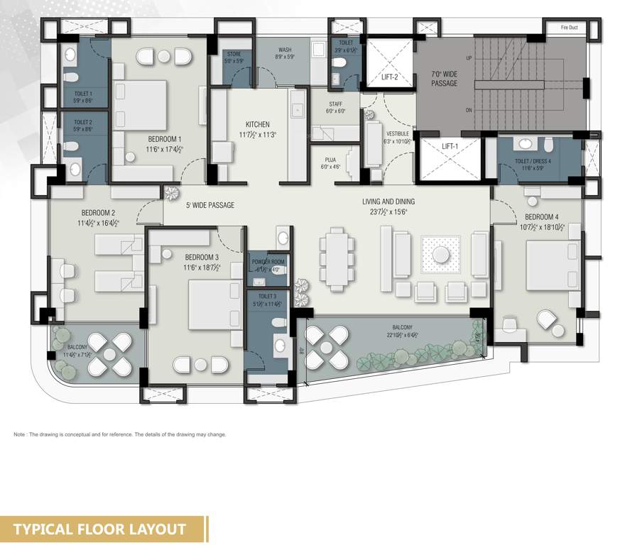  kailasam apartment Kailasam Apartment Cluster Plan
