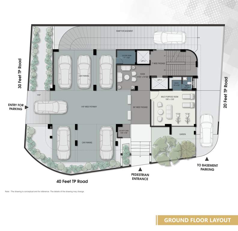  kailasam apartment Kailasam Apartment Cluster Plan for ground Floor