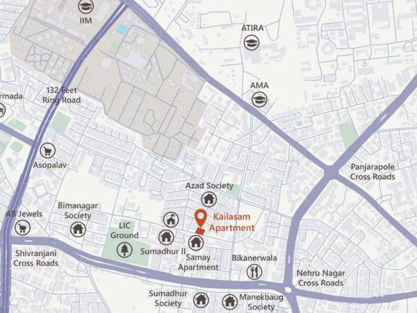  kailasam-apartment Location Plan