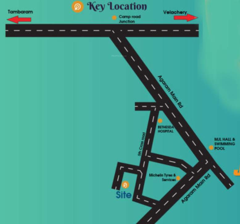  chenthur homes Location Plan