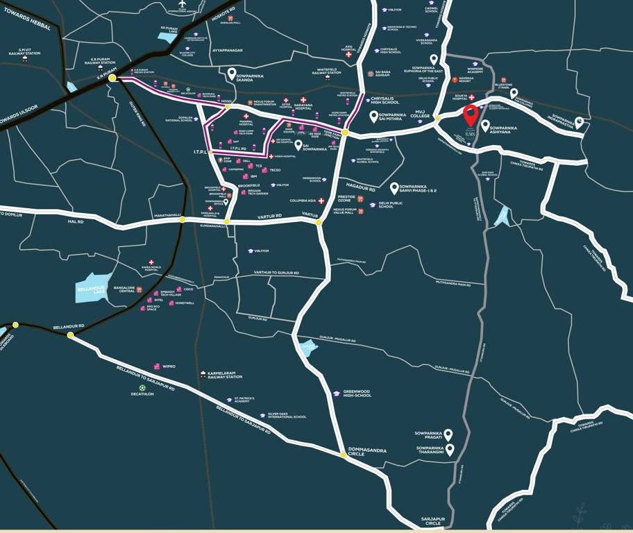  rhythm of rain Location Plan