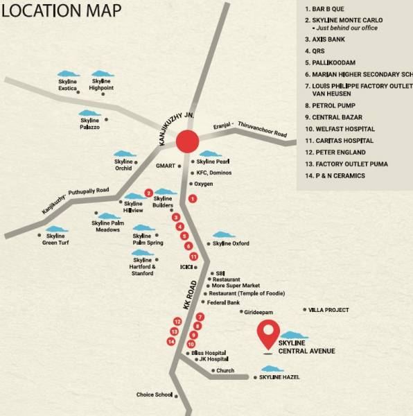 Location Plan central-avenue Location Plan