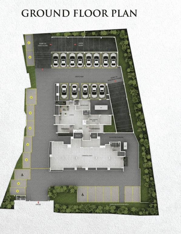 wings Wings Cluster Plan for ground Floor